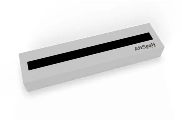 CdTe PhotonCounting Line Sensorの製品イメージ（3Dモデリング）
